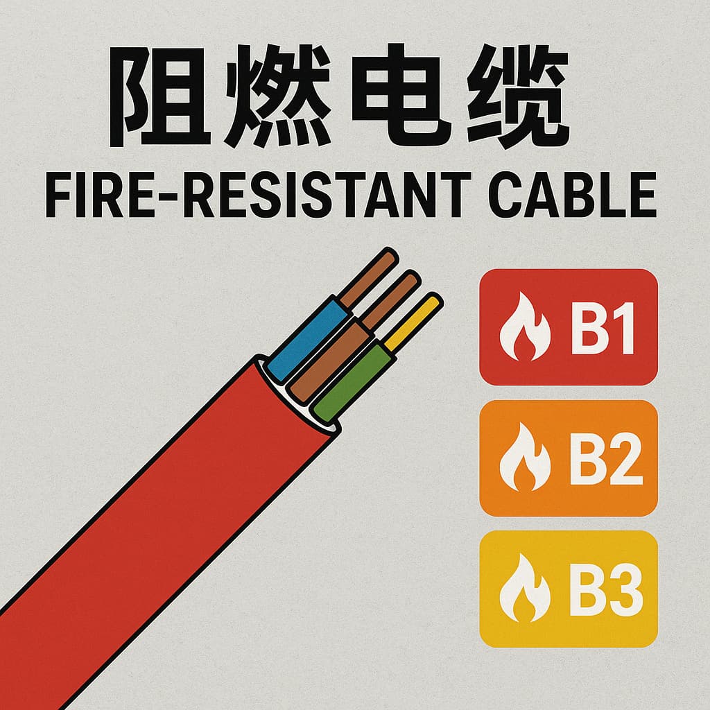 什么是阻燃电缆？B1、B2、B3级的区别你相识吗？