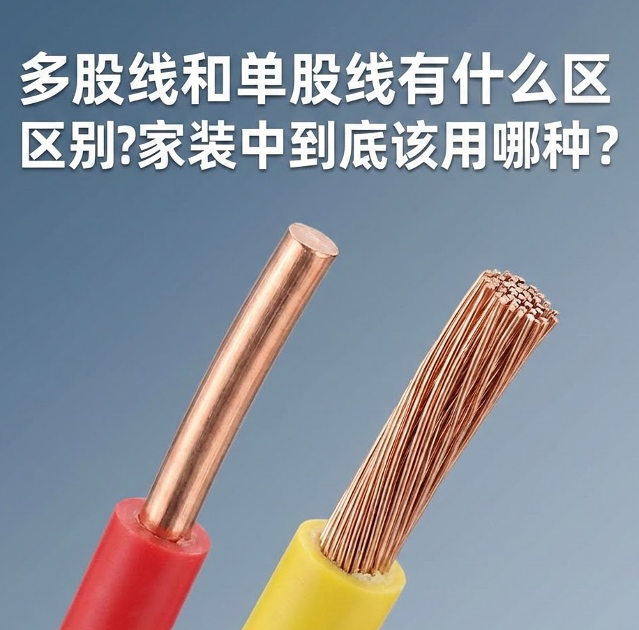 家装电线选单股(BV)还是多股(BVR)？